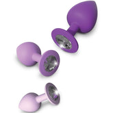 FANTASÍA PARA ELLA - SET PLUG ANAL MORADO